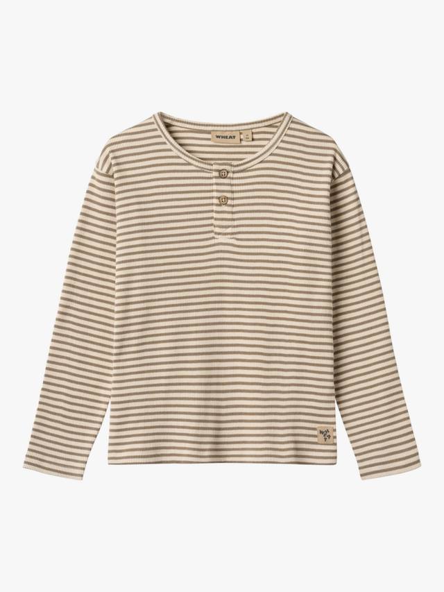 Детская футболка с длинными рукавами из органического хлопка в полоску WHEAT
Детская футболка с длинными рукавами из органического хлопка в полоску WHEAT