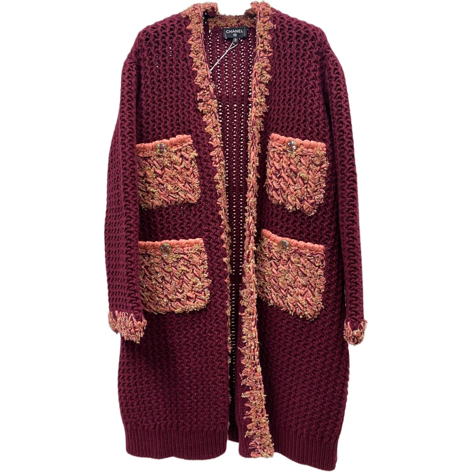 CHANEL 22A кашемировый свитер женский оранжево-красный
CHANEL 22A кашемировый свитер женский оранжево-красный