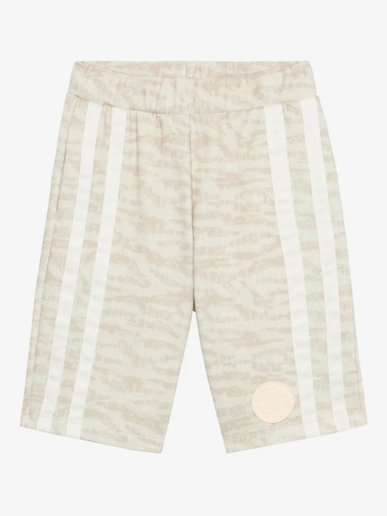 Шорты Roberto Cavalli Junior с абстрактным узором, нейтральный 
Шорты Roberto Cavalli Junior с абстрактным узором, нейтральный