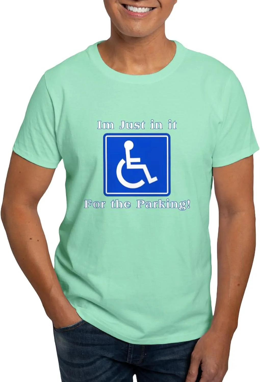 Футболка Handicap Parking Dark T-Shirt, мужская, 100% Cotton CafePress
Футболка Handicap Parking Dark T-Shirt, мужская, 100% Cotton CafePress