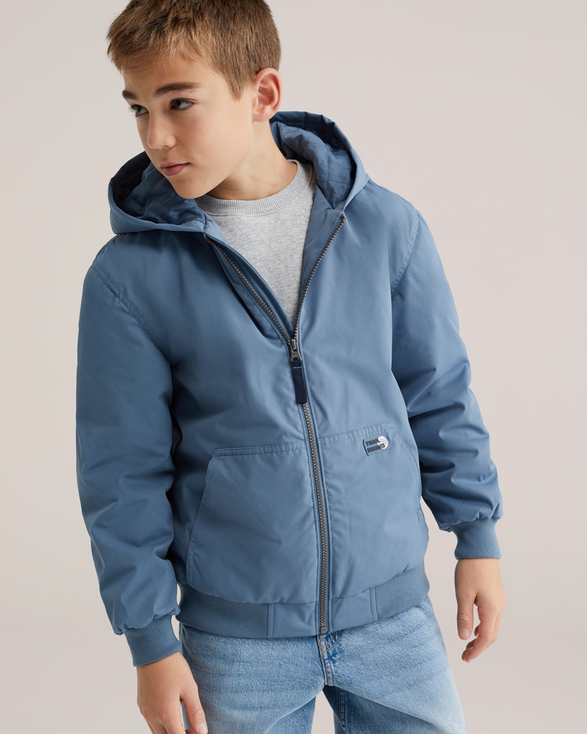 WE Fashion Куртка для межсезонья в цвете Smoke Blue
WE Fashion Куртка для межсезонья в цвете Smoke Blue