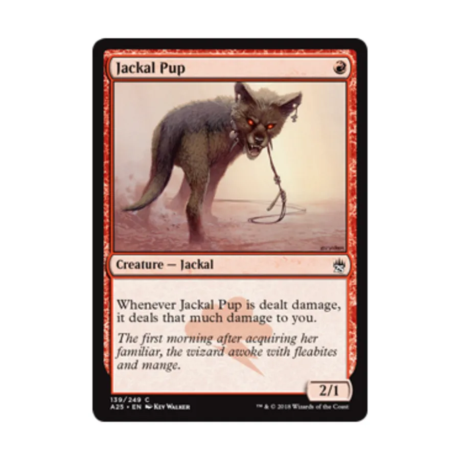 CCG Щенок шакала (C) (Фольга), MTG - Masters 25
CCG Щенок шакала (C) (Фольга), MTG - Masters 25