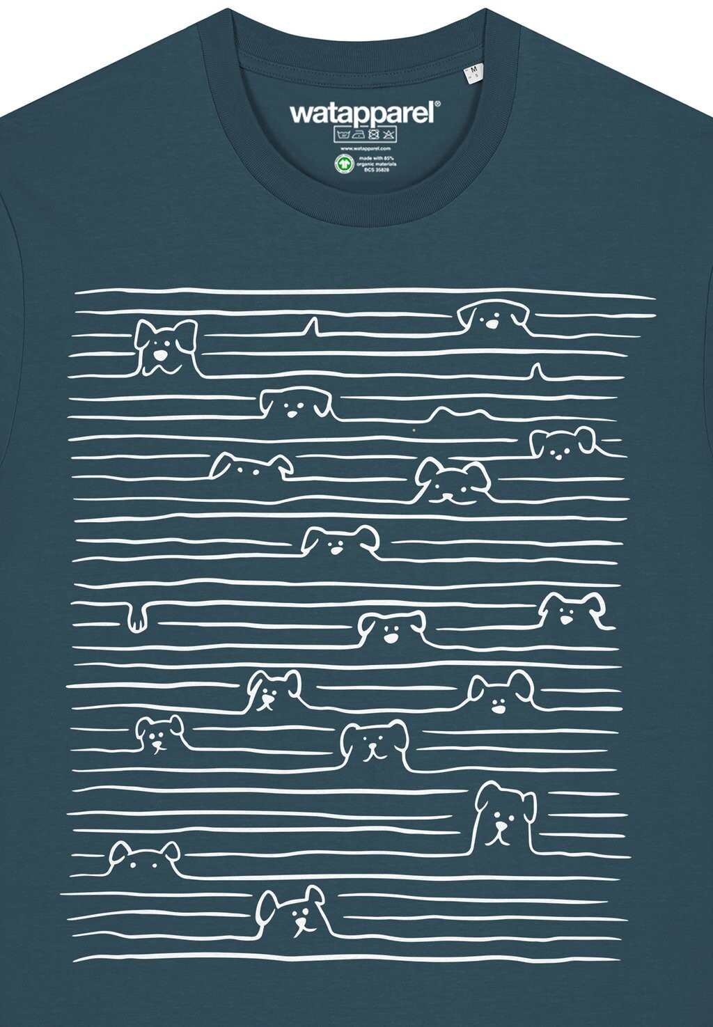 Футболка с принтом DOGS watapparel, бирюзовый
Футболка с принтом DOGS watapparel, бирюзовый