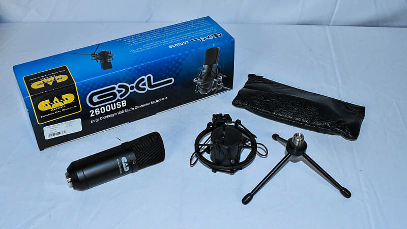 Конденсаторный микрофон CAD GXL2600USB Large Diaphragm USB Condenser Microphone 
Конденсаторный микрофон CAD GXL2600USB Large Diaphragm USB Condenser Microphone