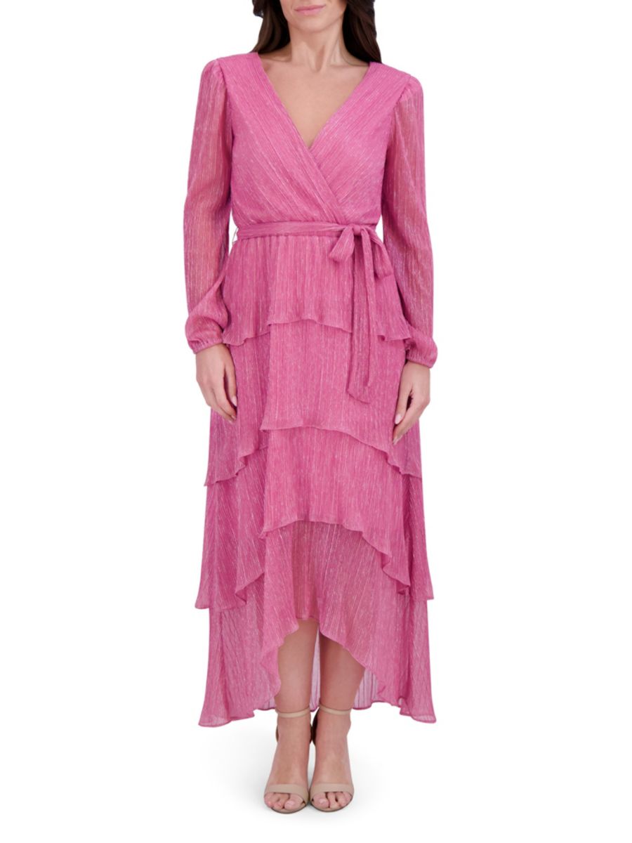 Платье миди с металлическим плиссированным лифом и ярусами Kensie, цвет Rose
Платье миди с металлическим плиссированным лифом и ярусами Kensie, цвет Rose