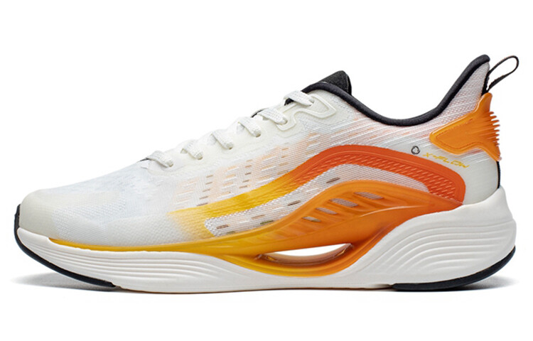 Кроссовки для бега Qing Feng 5.0 мужские с низким верхом, парусные, белые/тропические, желтые/мармеладные Xtep
Кроссовки для бега Qing Feng 5.0 мужские с низким верхом, парусные, белые/тропические, желтые/мармеладные Xtep