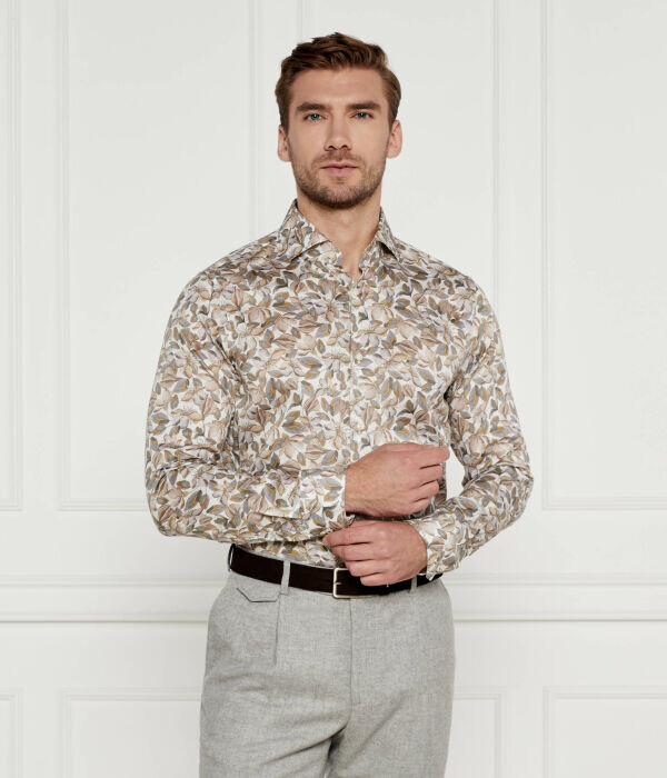 Рубашка мужская Joop! с растительным рисунком, бежевый
Рубашка мужская Joop! с растительным рисунком, бежевый