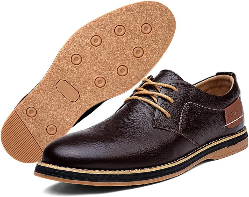 Мужские туфли из натуральной коровьей кожи Оксфорды для бизнеса и повседневной носки Tacolory, коричневый
Мужские туфли из натуральной коровьей кожи Оксфорды для бизнеса и повседневной носки Tacolory, коричневый