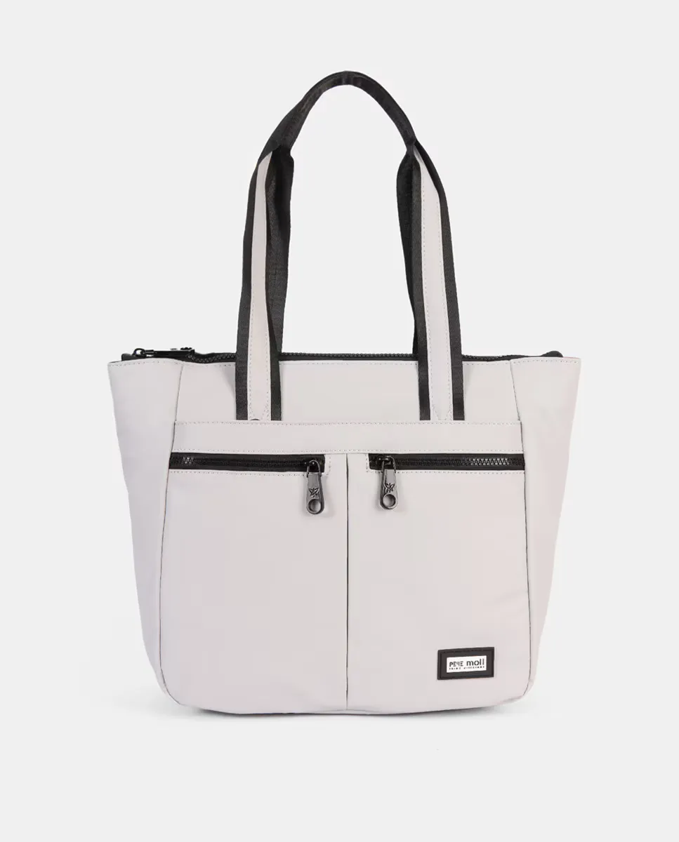 Легкая, очень приятная на ощупь сумка с застежкой-молнией и двойной нейлоновой ручкой Pepe Moll, светло-серый
Легкая, очень приятная на ощупь сумка с застежкой-молнией и двойной нейлоновой ручкой Pepe Moll, светло-серый