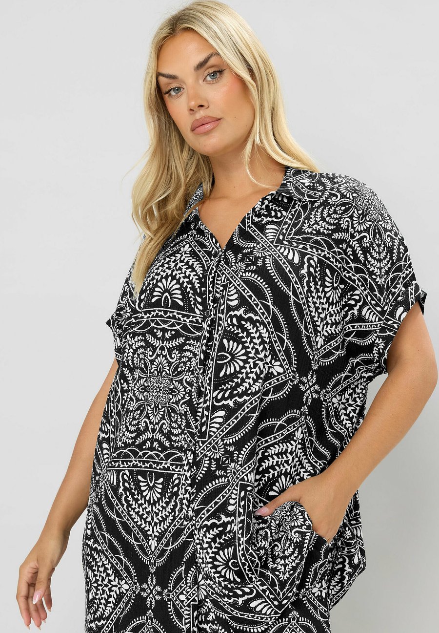 Блуза Yours Clothing SEASHELL PRINT TEXTURED , Jet Black/Black
Блуза Yours Clothing SEASHELL PRINT TEXTURED , Jet Black/Black