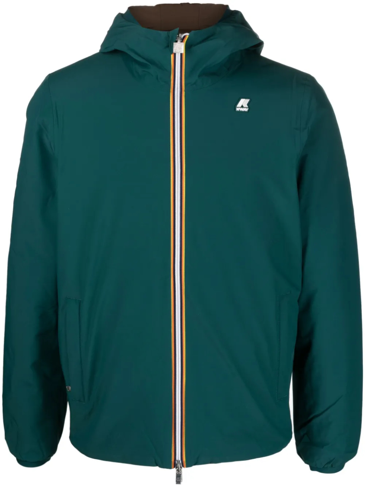 K-Way куртка с капюшоном и логотипом, зеленый
K-Way куртка с капюшоном и логотипом, зеленый