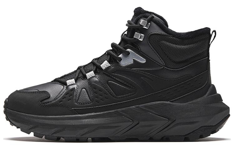 Кроссовки для активного отдыха женские с высоким берцем, черные Anta 
Кроссовки для активного отдыха женские с высоким берцем, черные Anta