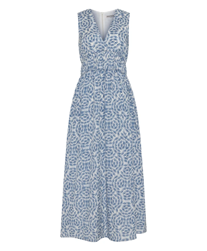 Платье миди с цветочным принтом и регулируемыми бретелями Drykorn, синий
Платье миди с цветочным принтом и регулируемыми бретелями Drykorn, синий