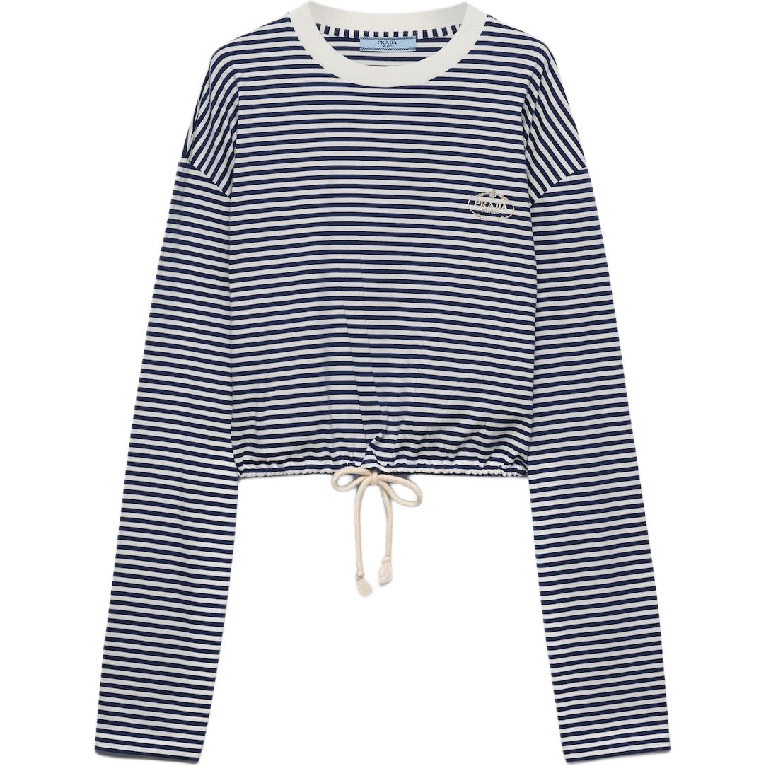PRADA Футболка с рукавом дроп-шипл женская marine blue, Синий, PRADA Футболка с рукавом дроп-шипл женская marine blue
PRADA Футболка с рукавом дроп-шипл женская marine blue, Синий, PRADA Футболка с рукавом дроп-шипл женская marine blue