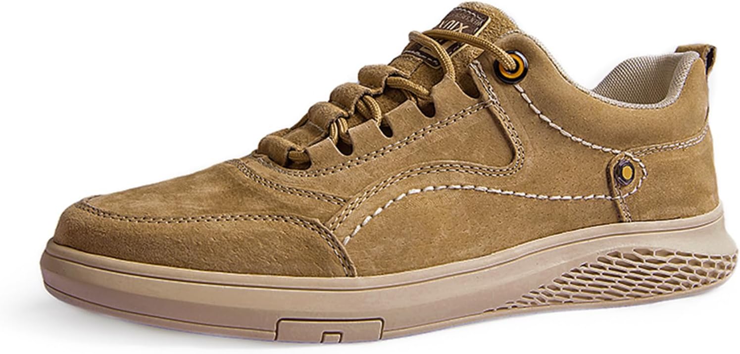 Мужские повседневные кожаные кроссовки для платьев, модные ежедневные прогулочные туфли-оксфорды Abborora, хаки
Мужские повседневные кожаные кроссовки для платьев, модные ежедневные прогулочные туфли-оксфорды Abborora, хаки