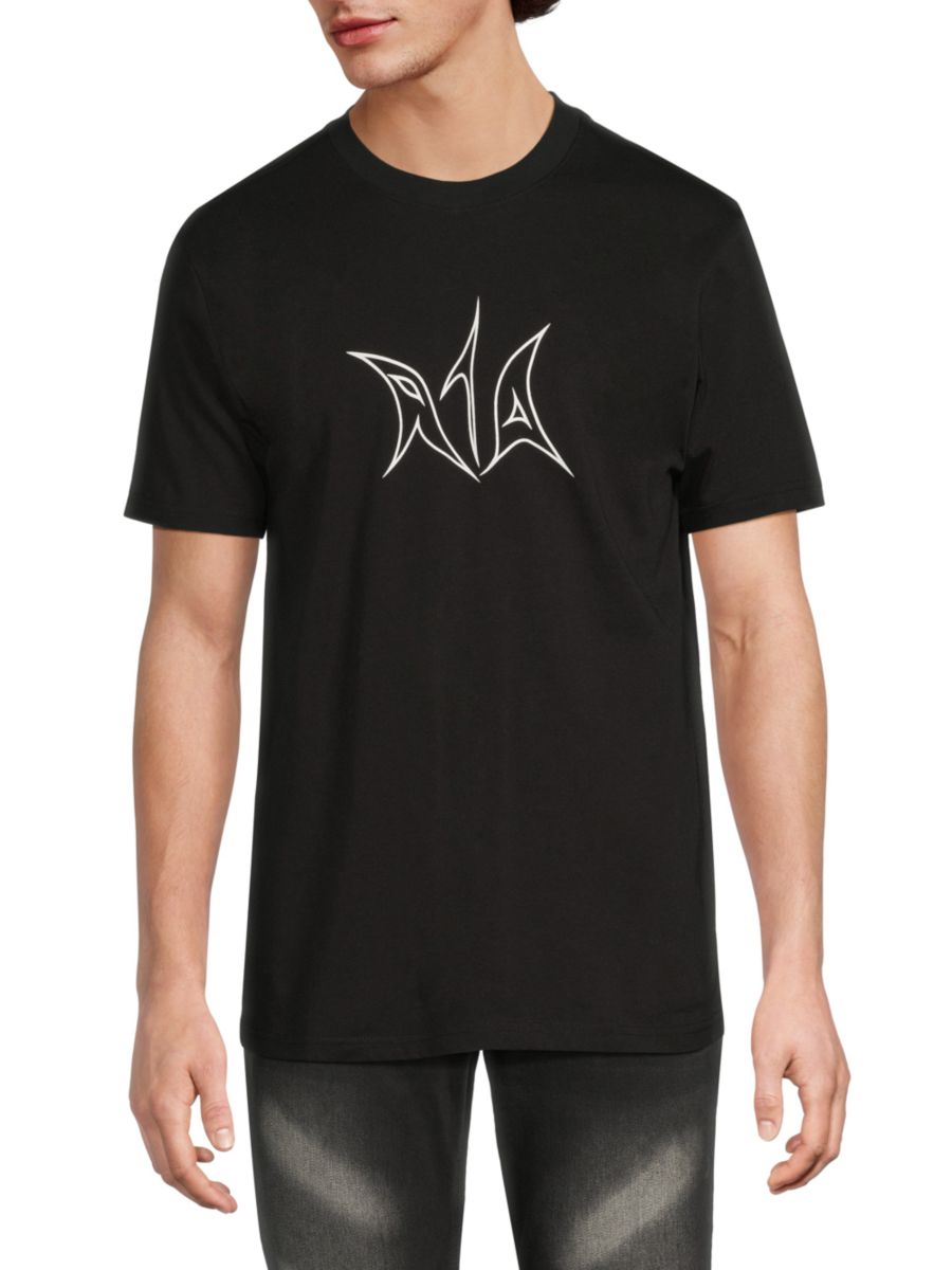 Футболка с принтом из хлопка RTA, черный
Футболка с принтом из хлопка RTA, черный