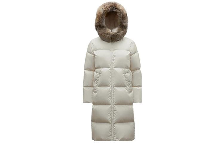 Пуховик женский белый Moncler 
Пуховик женский белый Moncler