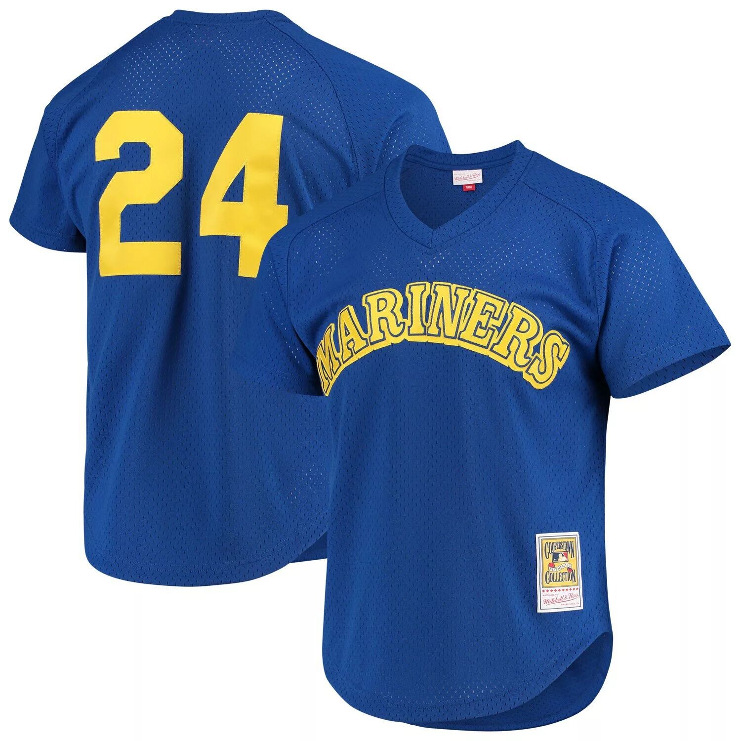 Мужская сетчатая тренировочная майка Mitchell & Ness Ken Griffey Jr. Royal Seattle Mariners Cooperstown
Мужская сетчатая тренировочная майка Mitchell & Ness Ken Griffey Jr. Royal Seattle Mariners Cooperstown