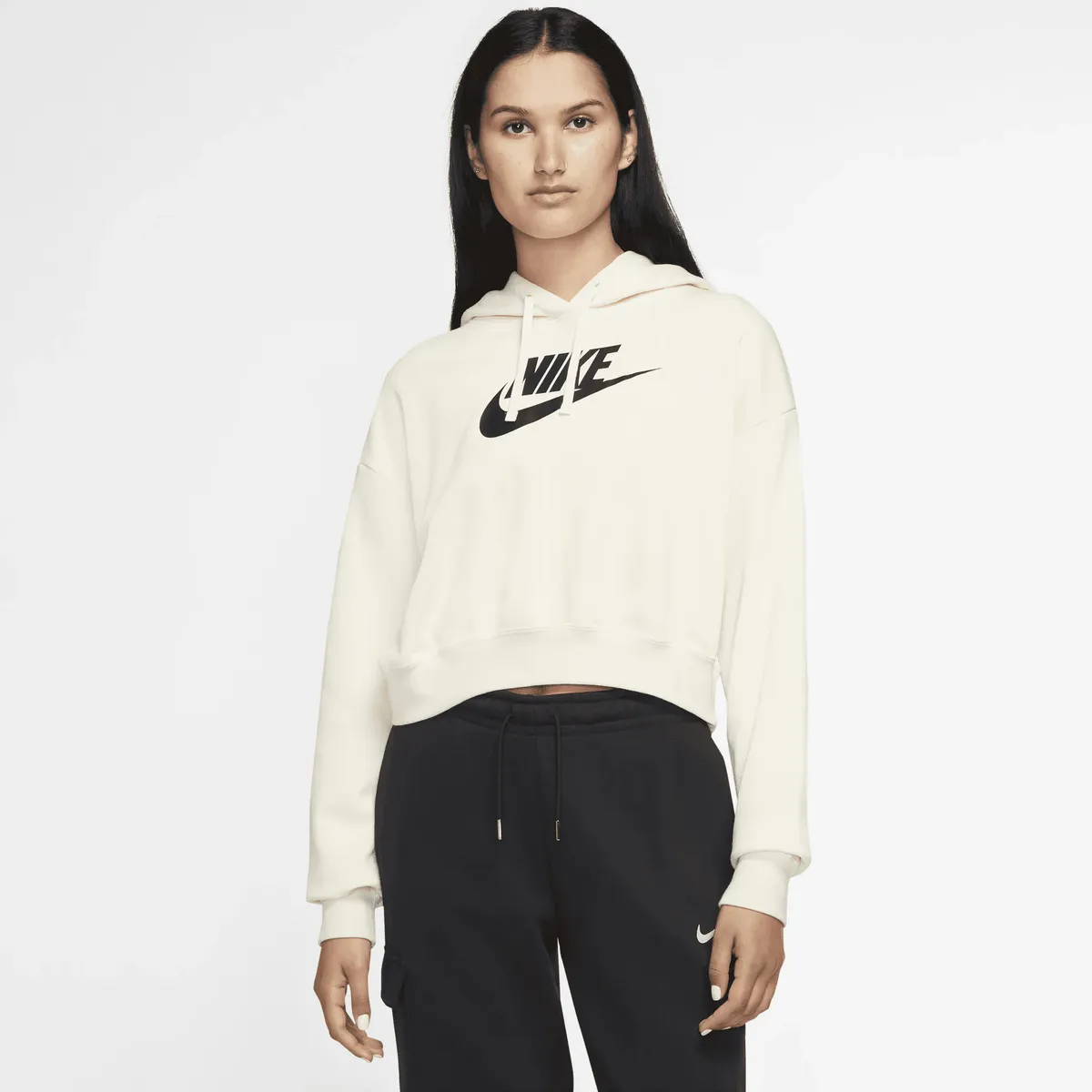 Толстовка с капюшоном Nike Sportswear "Club Fleece Women's Cropped Hoodie", черный
Толстовка с капюшоном Nike Sportswear "Club Fleece Women's Cropped Hoodie", черный