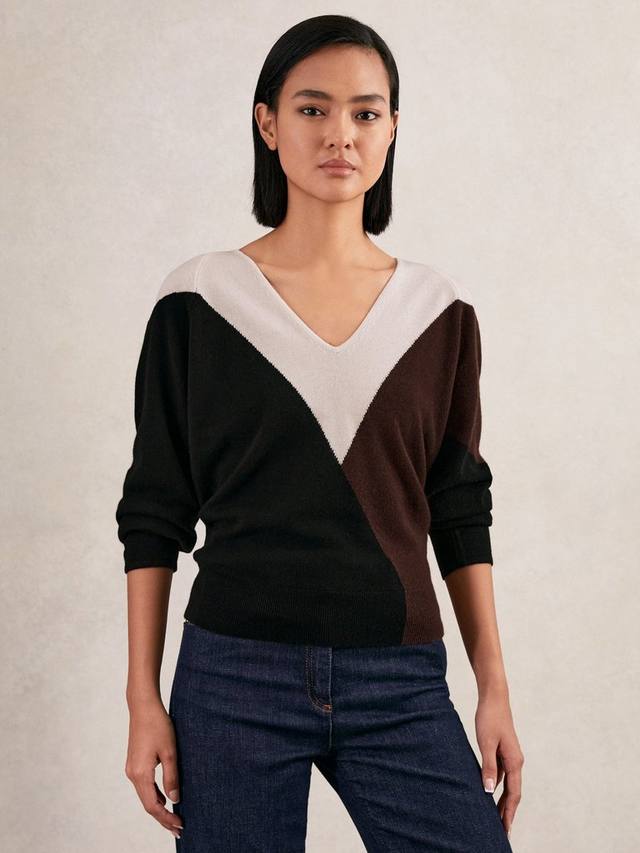 Джемпер June Colour Block из смесовой шерсти Reiss, Black/Burgundy/Cream
Джемпер June Colour Block из смесовой шерсти Reiss, Black/Burgundy/Cream