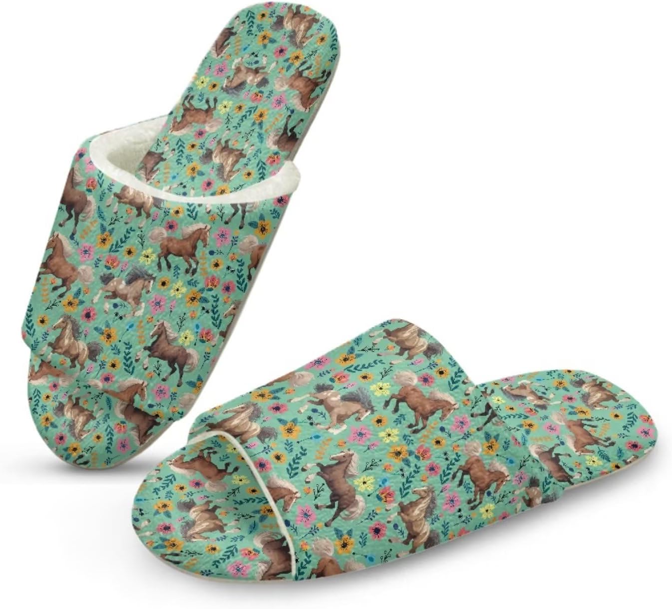 Домашние тапочки Forchrinse для женщин и мужчин с открытым носком, гостевые тапочки, можно стирать, многоразовые, для спа и отеля, Horse Flower
Домашние тапочки Forchrinse для женщин и мужчин с открытым носком, гостевые тапочки, можно стирать, многоразовые, для спа и отеля, Horse Flower