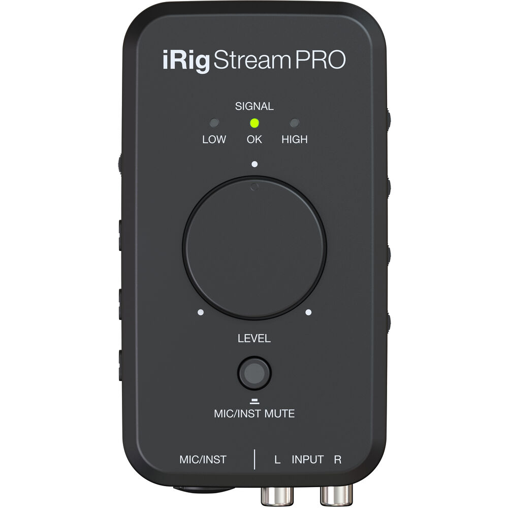 IK Multimedia iRig Stream Pro Ультракомпактный аудиоинтерфейс 4x2 для компьютеров, смартфонов и планшетов
IK Multimedia iRig Stream Pro Ультракомпактный аудиоинтерфейс 4x2 для компьютеров, смартфонов и планшетов