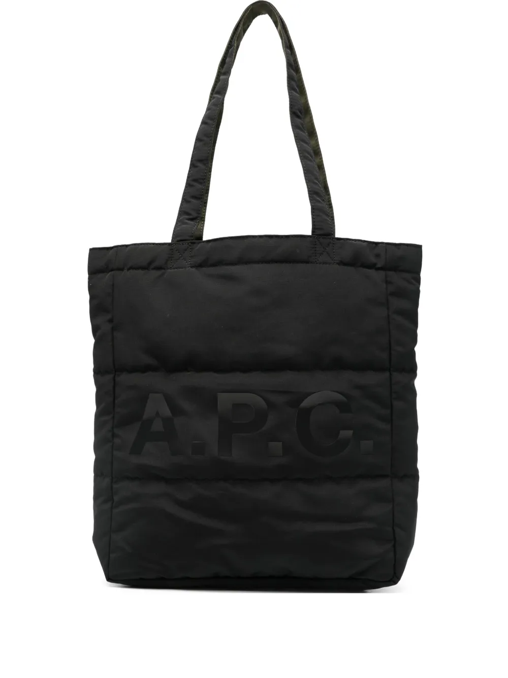 Стеганая сумка-тоут с логотипом A.P.C., черный
Стеганая сумка-тоут с логотипом A.P.C., черный