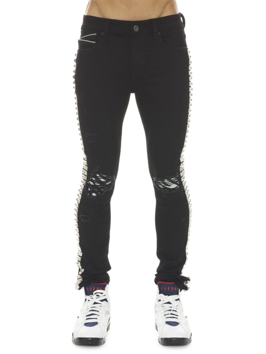 Джинсы Super Skinny с заклепками в стиле панк Cult Of Individuality, черный
Джинсы Super Skinny с заклепками в стиле панк Cult Of Individuality, черный