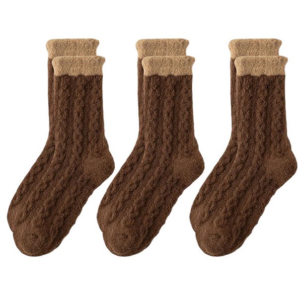 Женские носки 3 шт, вязаные косой, с мягкой фактурной тканью и контрастной резинкой Anna-Kaci, Brown
Женские носки 3 шт, вязаные косой, с мягкой фактурной тканью и контрастной резинкой Anna-Kaci, Brown