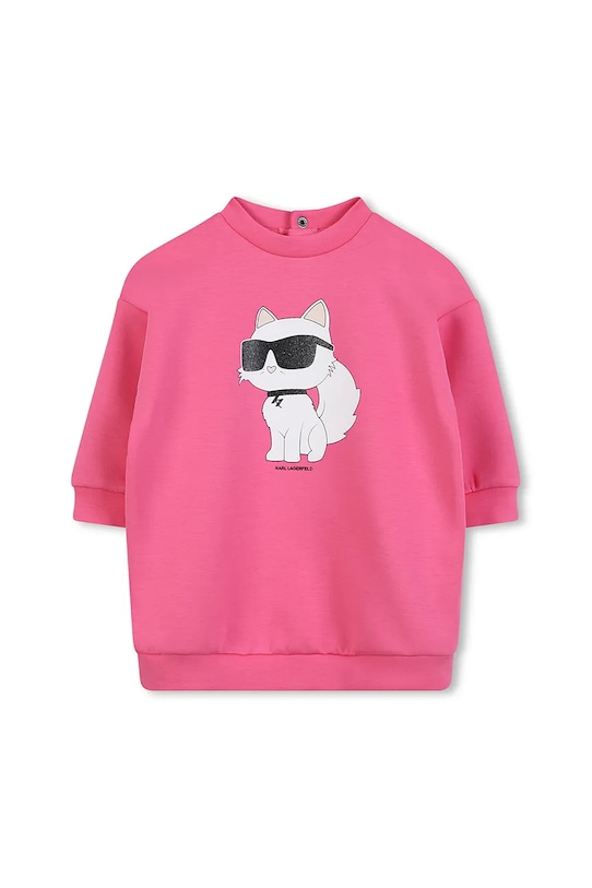 Детское хлопковое платье Karl Lagerfeld, розовый
Детское хлопковое платье Karl Lagerfeld, розовый