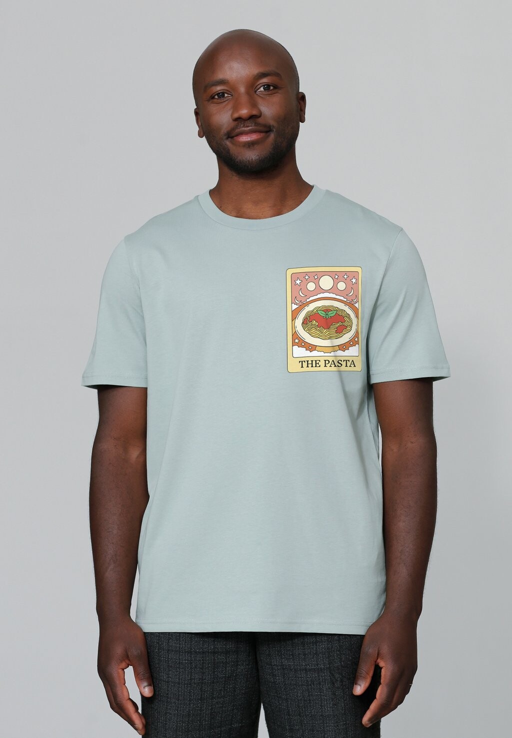 Футболка с принтом TAROT THE PASTA watapparel, бирюзовый
Футболка с принтом TAROT THE PASTA watapparel, бирюзовый