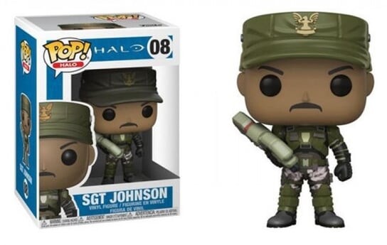 Funko POP! Halo, коллекционная фигурка, сержант Джонсон
Funko POP! Halo, коллекционная фигурка, сержант Джонсон