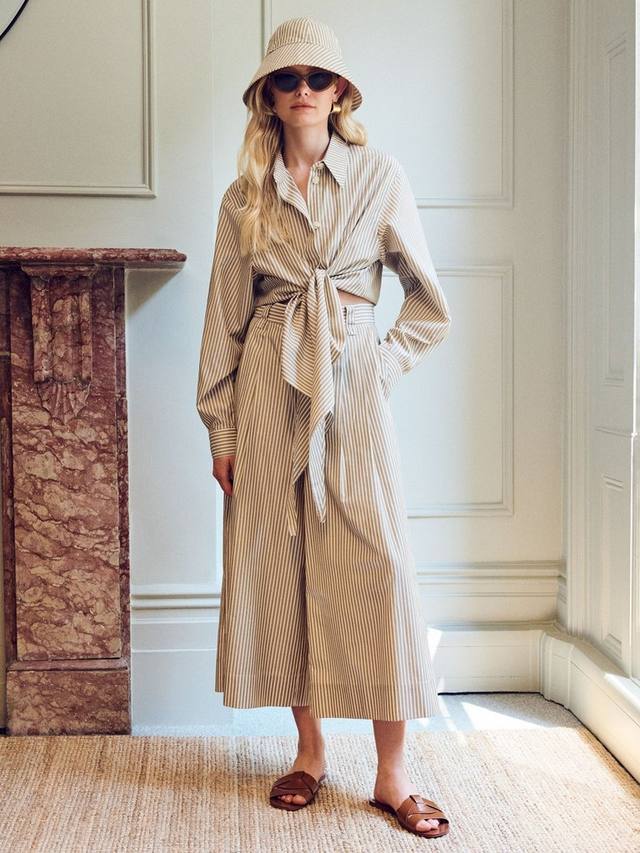 Брюки палаццо в полоску от isla VIVERE, цвет Brown/White
Брюки палаццо в полоску от isla VIVERE, цвет Brown/White