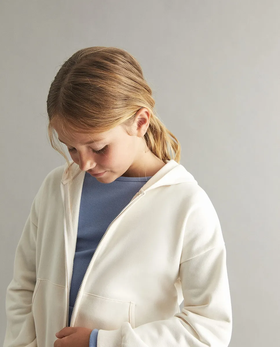 Открытый однотонный свитшот Sfera, пастельно-розовый
Открытый однотонный свитшот Sfera, пастельно-розовый