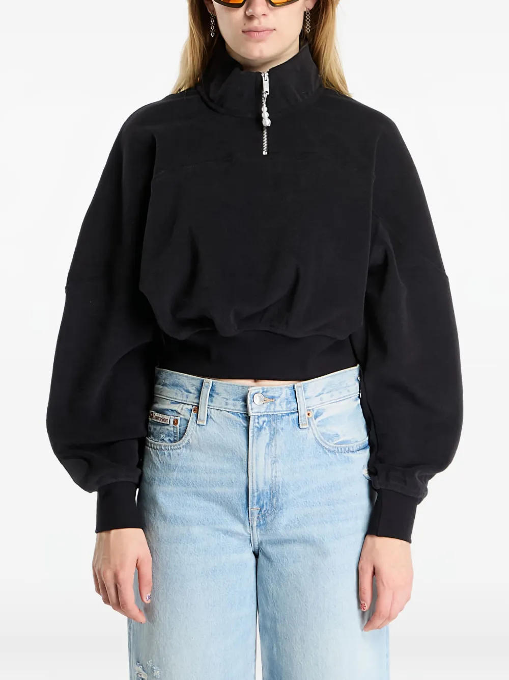 Флисовая толстовка с молнией до середины Jordan, черный
Флисовая толстовка с молнией до середины Jordan, черный