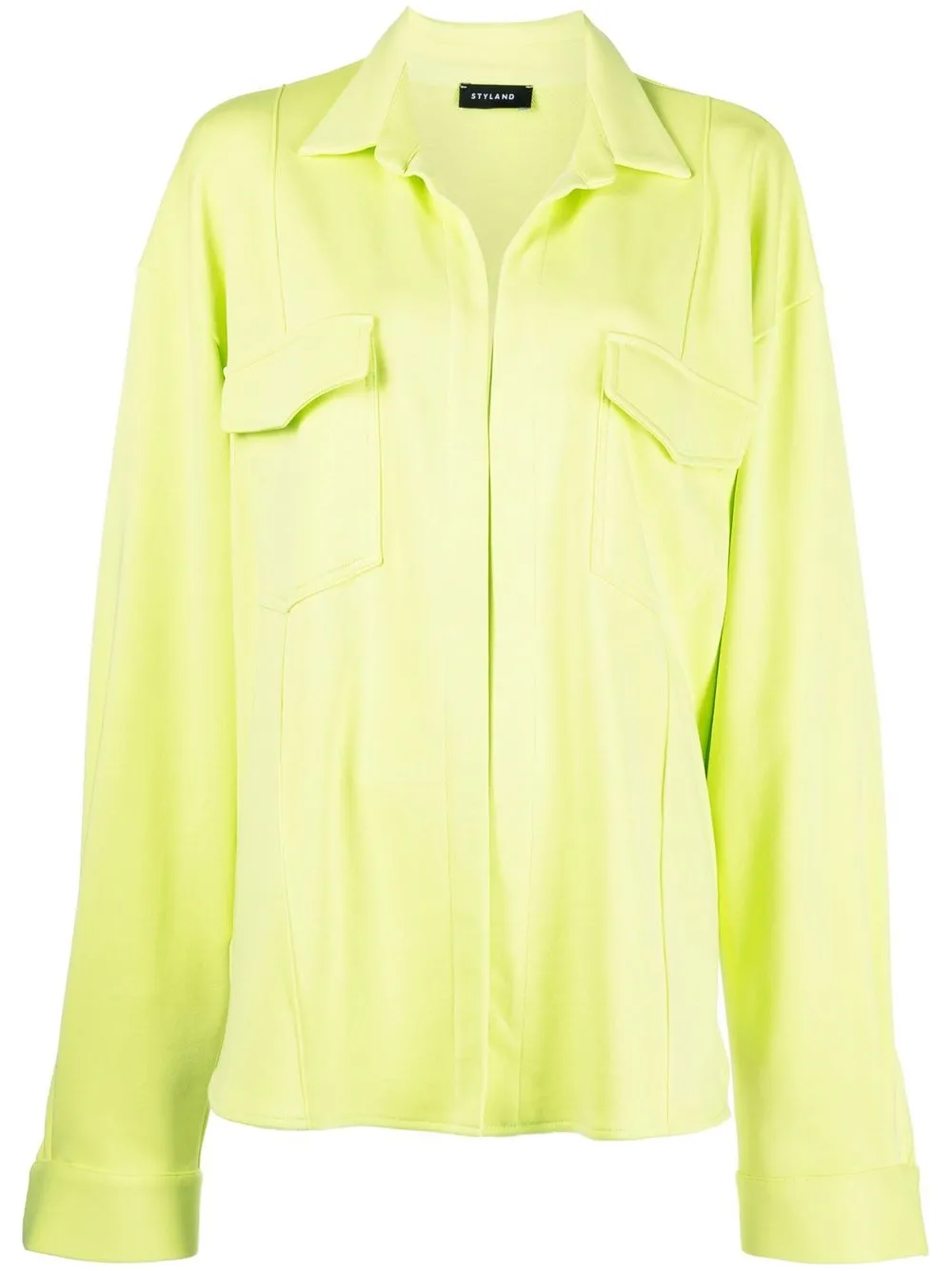 Куртка-рубашка оверсайз STYLAND, желтый
Куртка-рубашка оверсайз STYLAND, желтый
