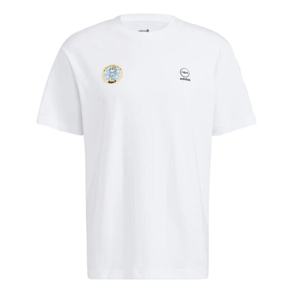 Футболка adidas neo M Sw Slogan Tee Solid Color Alphabet Printing Athleisure Casual Sports Short Sleeve Couple Style White, мультиколор
Футболка adidas neo M Sw Slogan Tee Solid Color Alphabet Printing Athleisure Casual Sports Short Sleeve Couple Style White, мультиколор