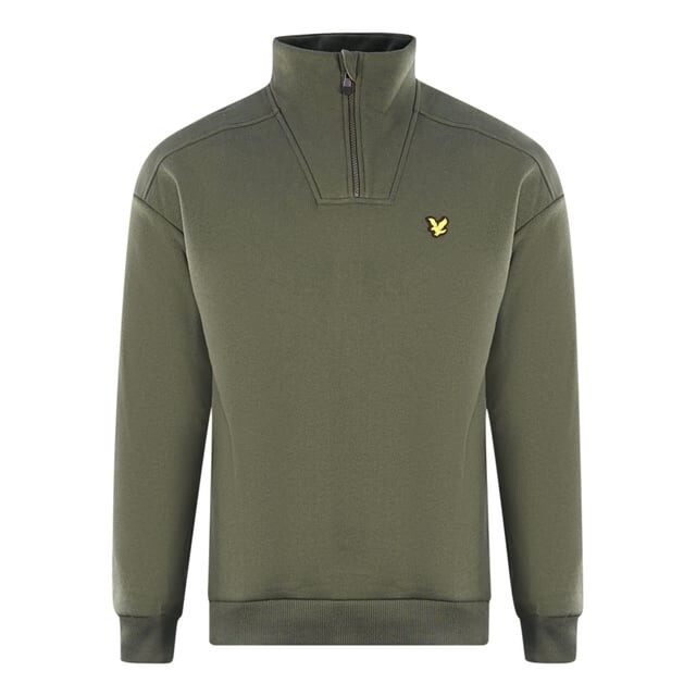 Свитер на молнии с логотипом на груди и беркутом Lyle & Scott, зеленый
Свитер на молнии с логотипом на груди и беркутом Lyle & Scott, зеленый