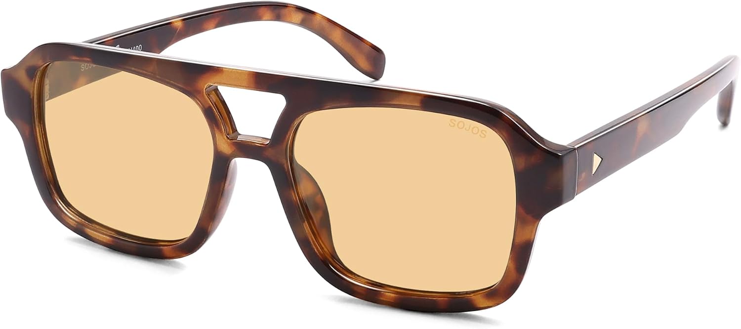 Солнцезащитные очки-авиаторы SOJOS в стиле ретро для женщин и мужчин, поляризованные, модные, квадратной формы, дизайнерские, в стиле 80-х и 90-х годов, модель SJ2342, Tortoise Brown
Солнцезащитные очки-авиаторы SOJOS в стиле ретро для женщин и мужчин, поляризованные, модные, квадратной формы, дизайнерские, в стиле 80-х и 90-х годов, модель SJ2342, Tortoise Brown