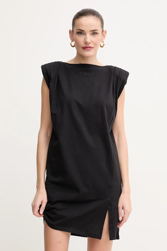 Хлопковое платье Pinko, черный
Хлопковое платье Pinko, черный