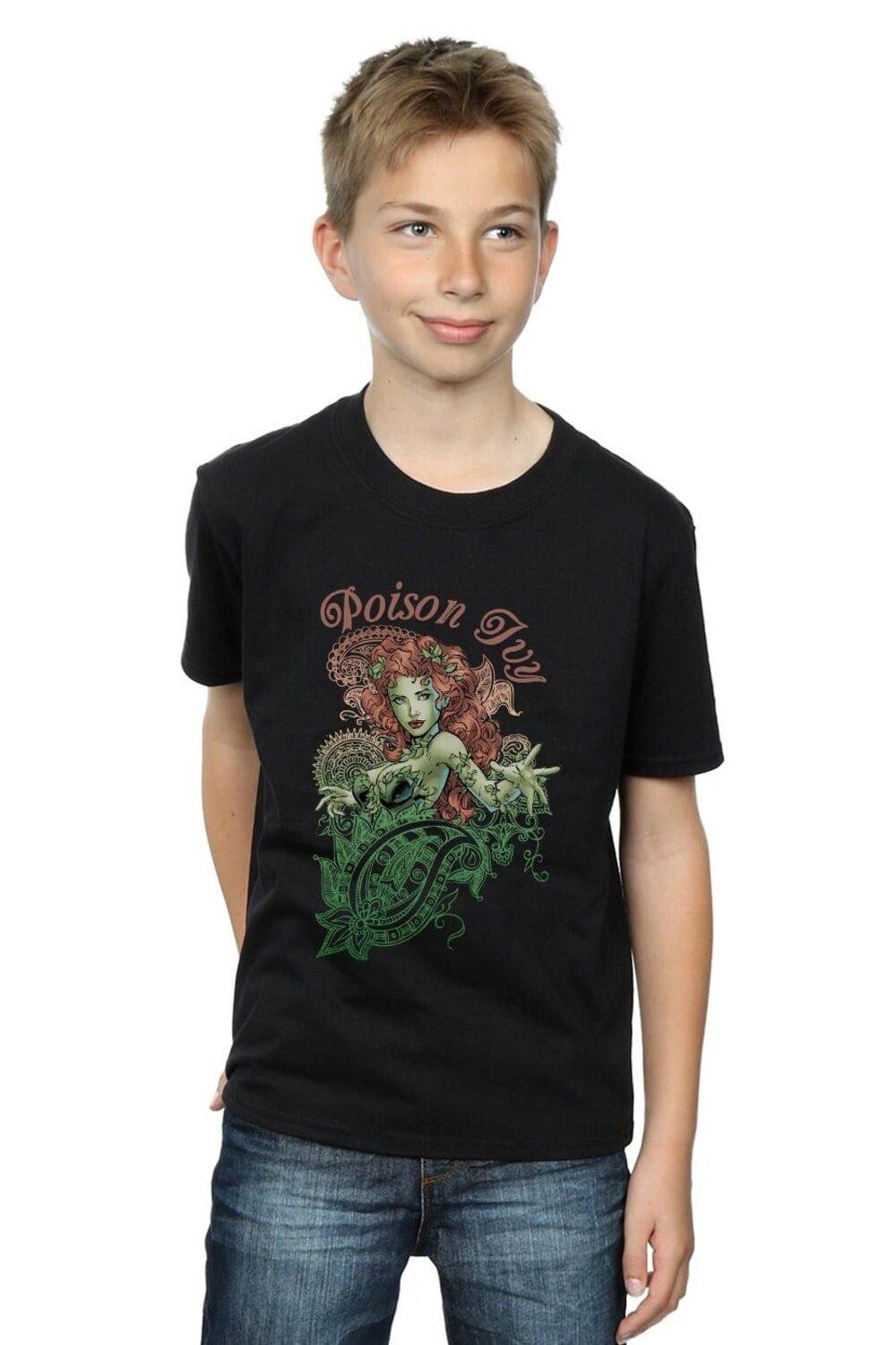 Футболка Poison Ivy с узором пейсли DC Comics, черный
Футболка Poison Ivy с узором пейсли DC Comics, черный