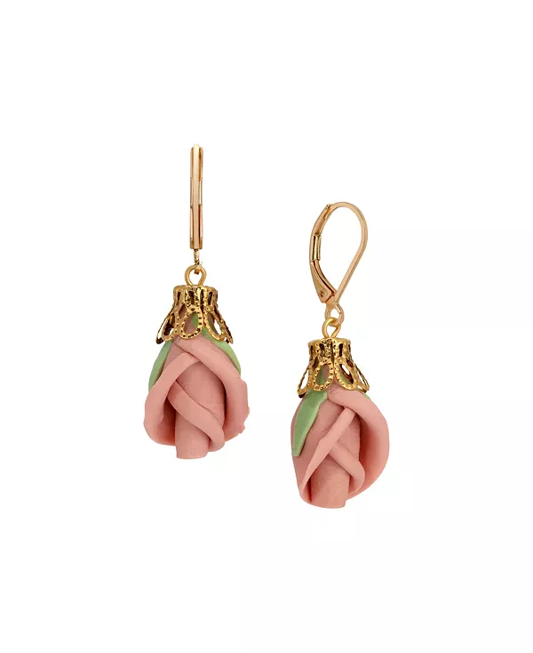 Серьги в виде бутонов роз из розового фарфора 2028, pink
Серьги в виде бутонов роз из розового фарфора 2028, pink