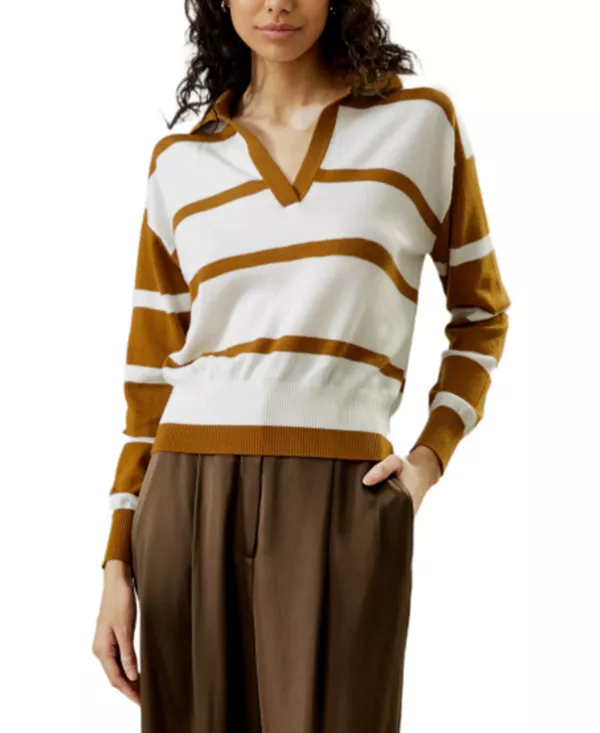 Свитер-Поло из мериносовой шерсти Lilysilk, мультиколор
Свитер-Поло из мериносовой шерсти Lilysilk, мультиколор