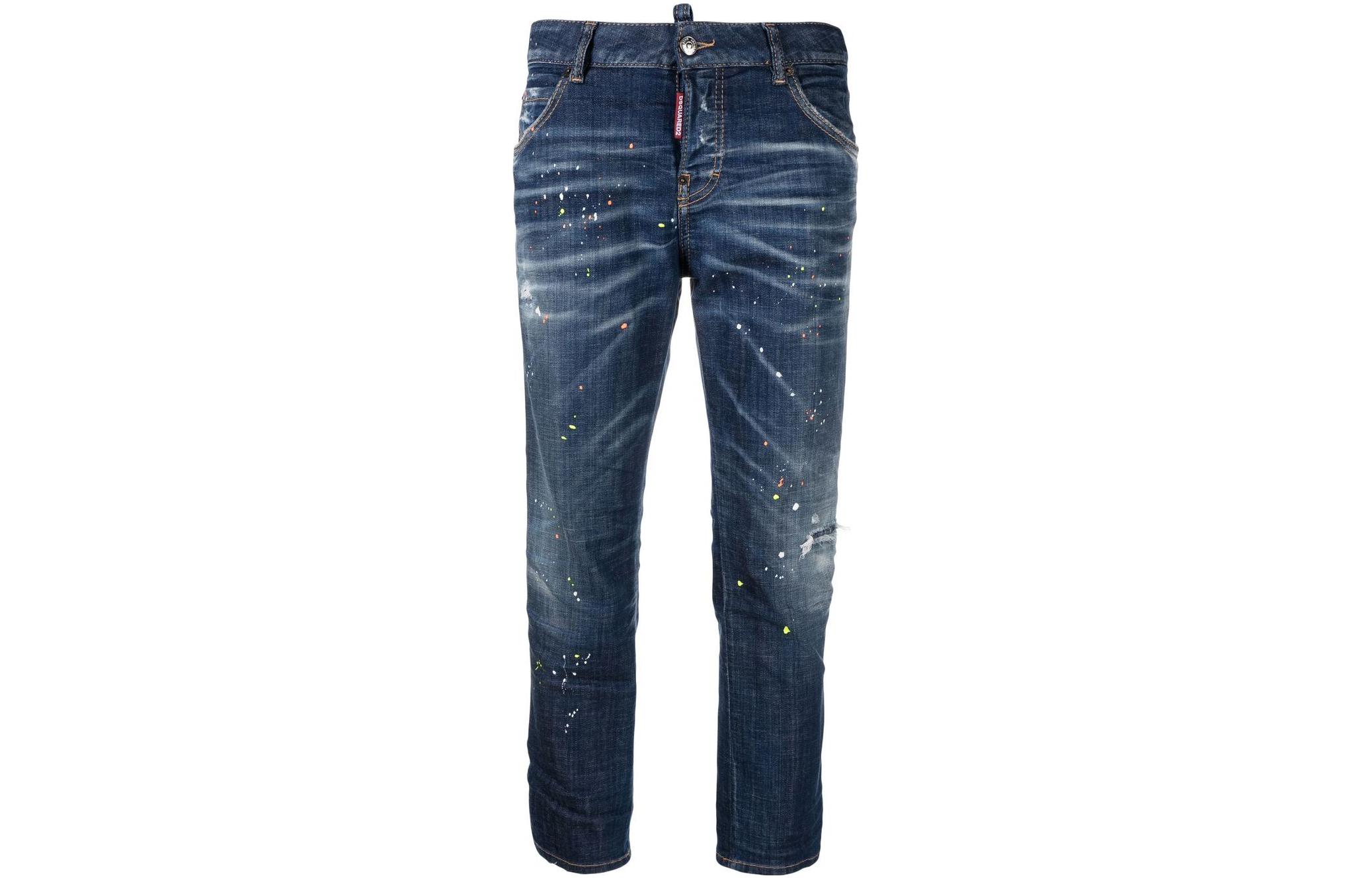 Джинсы low-rise с эффектом краски DSQUARED 2, denim синий
Джинсы low-rise с эффектом краски DSQUARED 2, denim синий