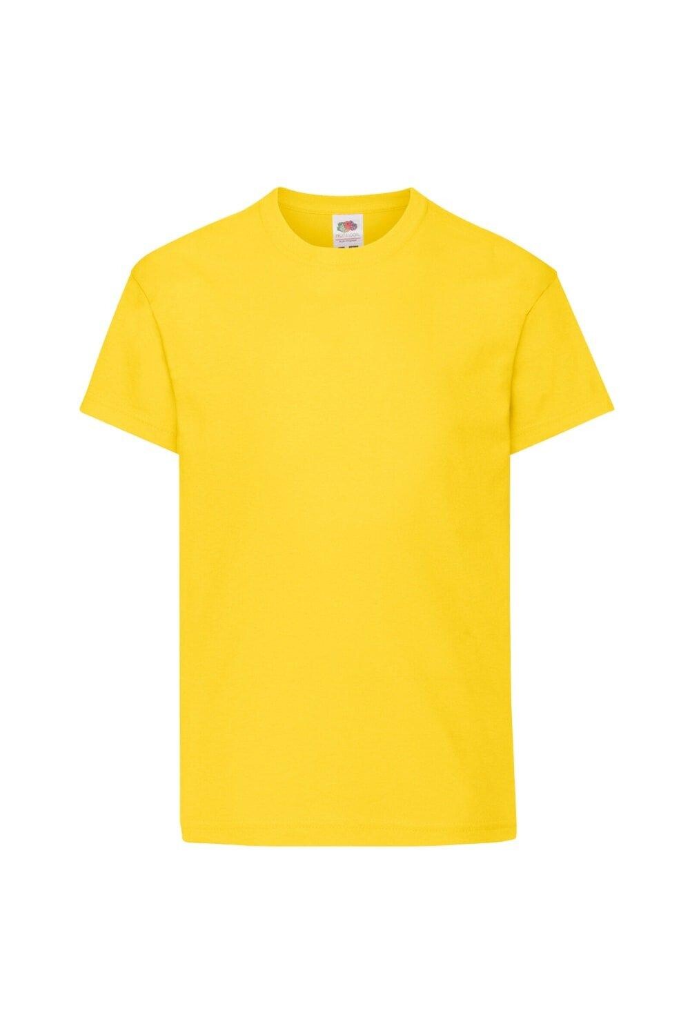 Оригинальная футболка с коротким рукавом Fruit of the Loom, желтый
Оригинальная футболка с коротким рукавом Fruit of the Loom, желтый