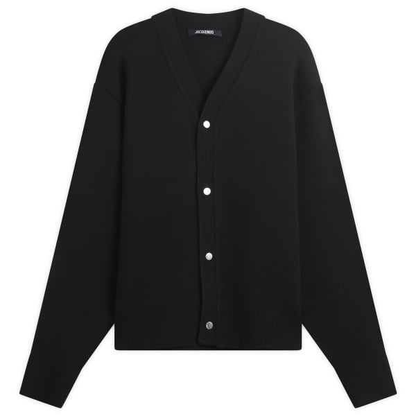 Кардиган из мериносовой шерсти Jacquemus, черный
Кардиган из мериносовой шерсти Jacquemus, черный