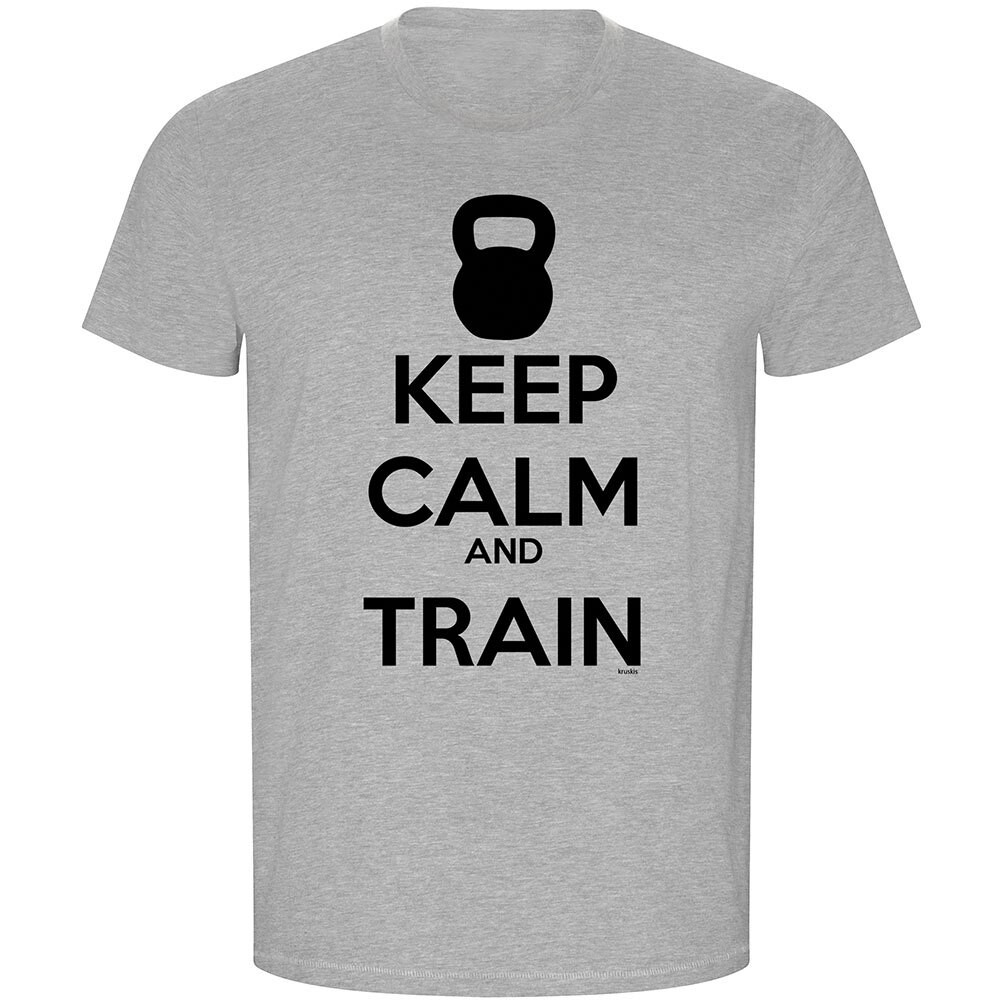 Футболка Kruskis Keep Calm And Train ECO, серый 
Футболка Kruskis Keep Calm And Train ECO, серый