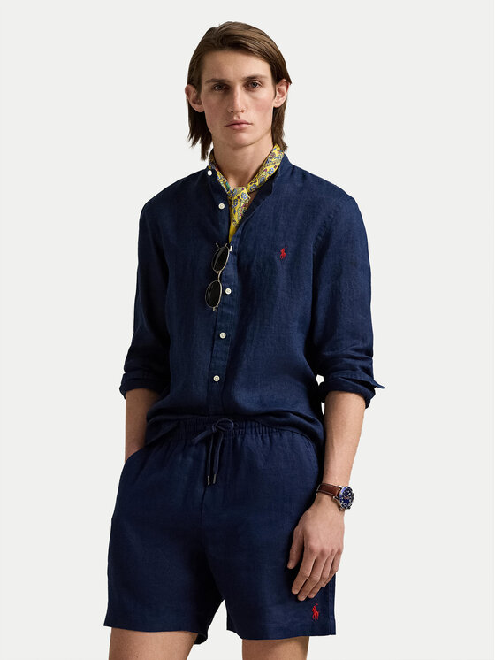 Рубашка облегающего кроя 710968925002 Polo Ralph Lauren, синий
Рубашка облегающего кроя 710968925002 Polo Ralph Lauren, синий