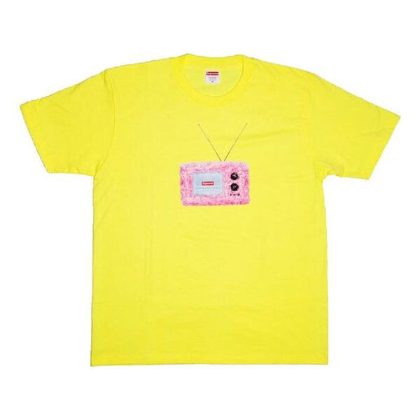 Футболка ss18 tv tee bright yellow printing short sleeve Supreme, желтый
Футболка ss18 tv tee bright yellow printing short sleeve Supreme, желтый