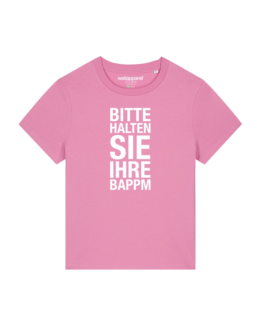 Рубашка Watapparel Bitte Halten Sie Ihre Bappm, Rose
Рубашка Watapparel Bitte Halten Sie Ihre Bappm, Rose